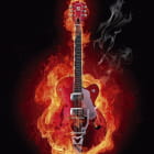 Miniatura fototapety Feuergitarre