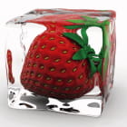 Miniatura fototapety Erdbeeren mit Eis