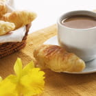 Miniatura fototapety Kaffee und Croissant