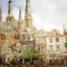Miniatura fototapety Amsterdamer Malerei