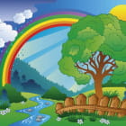 Miniatura fototapety Magischer Regenbogen