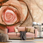 Miniatura fototapety Große Rose we wnętrzu salonu