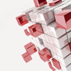 Miniatura fototapety Rote Würfel 3D
