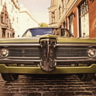 Miniatura fototapety Amerikanische Retro-Autos