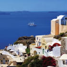 Miniatura fototapety Insel Santorini