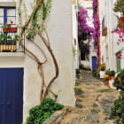 Miniatura fototapety Blumenstraße in Griechenland