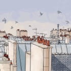 Miniatura fototapety Dächer von Pariser Häusern