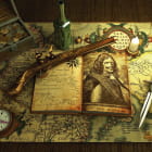 Miniatura fototapety Alte Piratenkarte