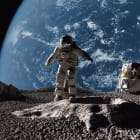 Miniatura fototapety Astronaut auf dem Mond