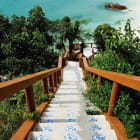Miniatura fototapety Schmale Treppe