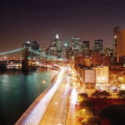 Miniatura fototapety Die Schönheit von New York bei Nacht