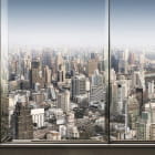 Miniatura fototapety Blick auf Manhattan aus dem Fenster