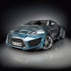 Miniatura fototapety Kraftvoller Sportwagen