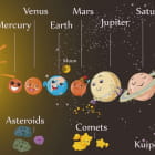 Miniatura fototapety Sonnensystem für Kinder