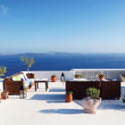 Miniatura fototapety Terrasse mit Meerblick