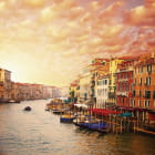 Miniatura fototapety Sonnenuntergang in Venedig