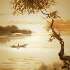 Miniatura fototapety Friedliche Landschaft