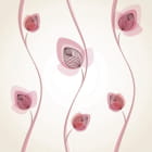 Miniatura fototapety Rosa Blumen zeichnen