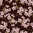 Miniatura fototapety Sakura auf dunklem Hintergrund