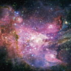 Miniatura fototapety Weltraumrosa Nebel