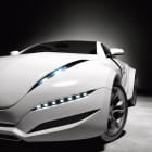 Miniatura fototapety Weißer Supersportwagen