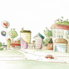 Miniatura fototapety Kleine Stadt