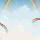 Miniatura fototapety Leuchtender Regenbogen