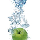 Miniatura fototapety Apfel im Wasser
