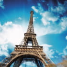 Miniatura fototapety Himmel über dem Eiffelturm