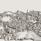 Miniatura fototapety Altstadtzeichnung