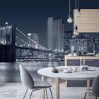 Miniatura fototapety New York schwarz und weiß we wnętrzu kuchni