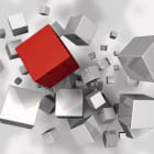 Miniatura fototapety Roter Würfel