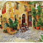 Miniatura fototapety Griechischer Innenhof, Chania