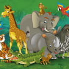 Miniatura fototapety Wunderschöne Tiere