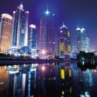 Miniatura fototapety Nacht Shanghai