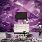 Miniatura fototapety Kristall-Amethyst we wnętrzu sypialni