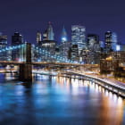 Miniatura fototapety Lichter von Manhattan bei Nacht