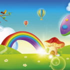 Miniatura fototapety Wunderschöner Regenbogen