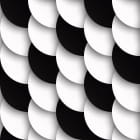 Miniatura fototapety Schwarze und weiße Blasen