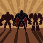 Miniatura fototapety Superhelden