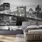 Miniatura fototapety Brooklyn Bridge New York we wnętrzu sypialni