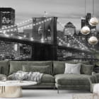 Miniatura fototapety Brooklyn Bridge New York we wnętrzu salonu